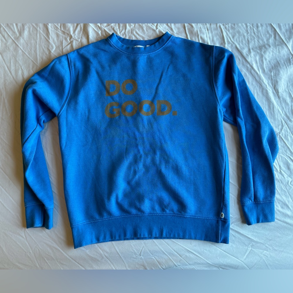 Cotopaxi blue Do Good crewneck size small
